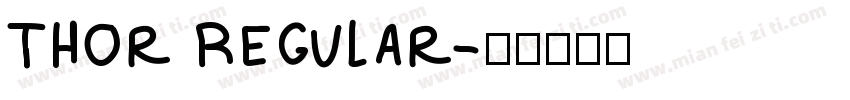 Thor Regular字体转换